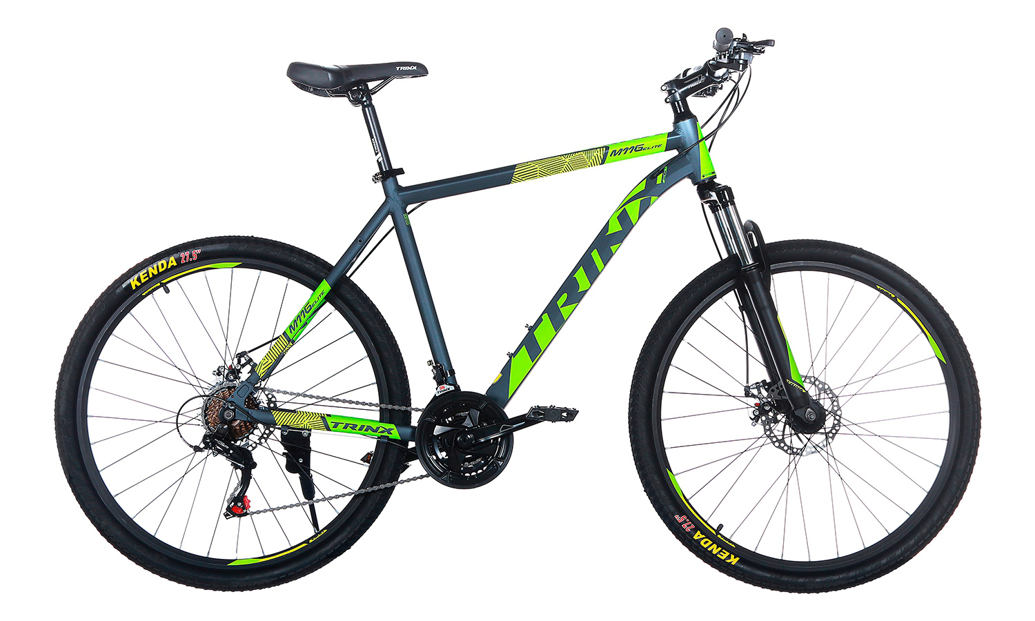 Фотографія Велосипед Trinx M116 Elite 27,5" 2019, розмір XL, Сіро-зелений